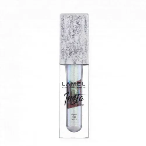 Жидкий глиттер для макияжа Lamel Professional - INSTA Liquid Eyeshadow glitter 404 Тауп