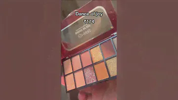 Under ₹200 everyday eyeshadow palette(check description box) #facedecor #skincare #youtubeshorts