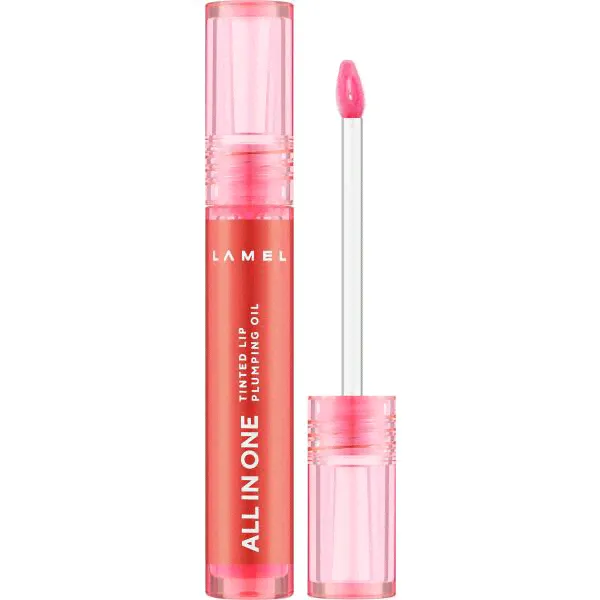 LAMEL Make Up All in One Lip Tinted Plumping Oil Tinted Lip Oil
