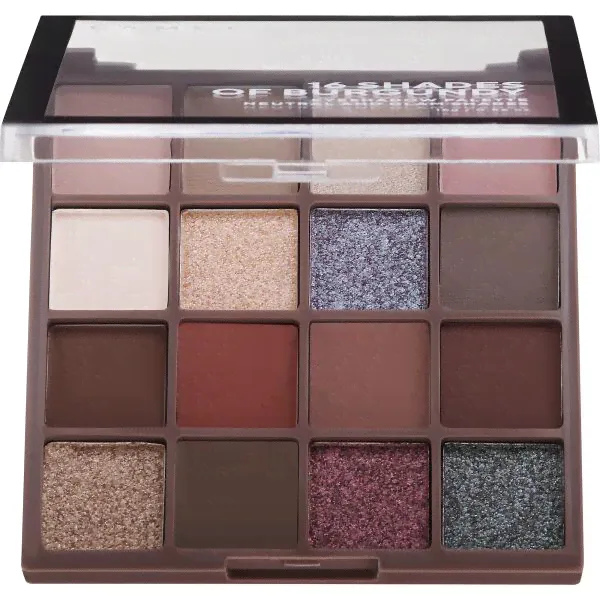 LAMEL Make Up Eyeshadow 16 Shades Of Burgundy Palette Eyeshadow Palette